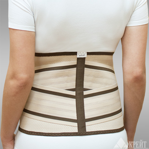 Корсет ортопедический пояснично-крестцовый Б-3525, №4 беж