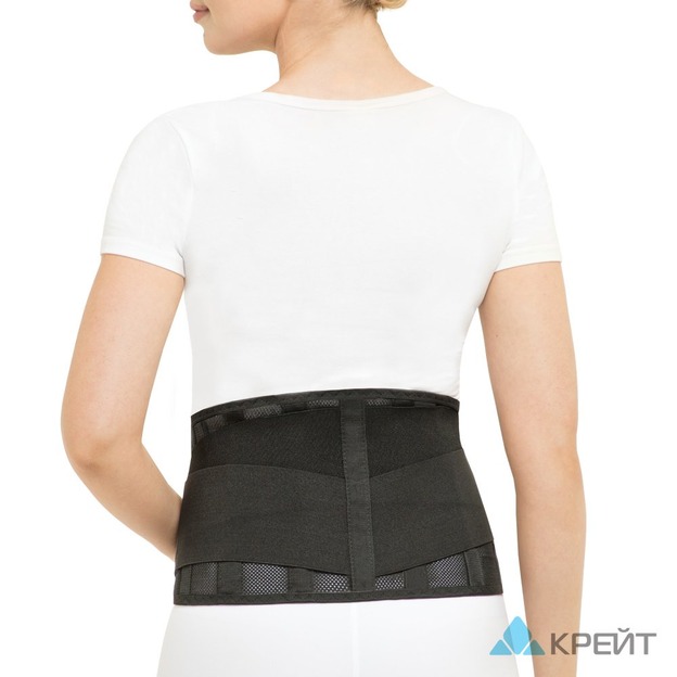 Корсет ортопедический пояснично-крестцовый Б-502/4 МР, №3 черный
