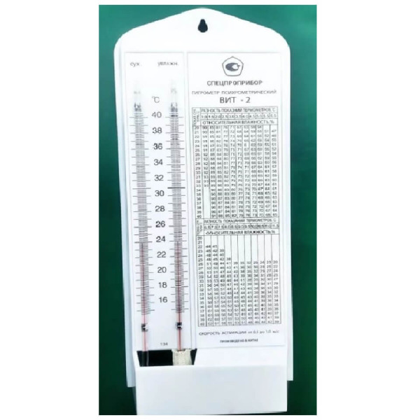 Гигрометр-психрометр  ВИТ-2 (+15...+40С)Термоприбор Клин Россия