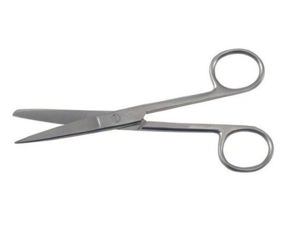 Ножницы 1 острый конец прямые 145мм J-22-012