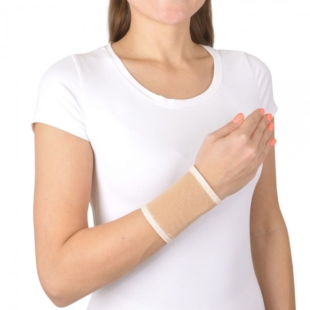 Бандаж для лучезапястного сустава У-802,  №3 (L), бежевый