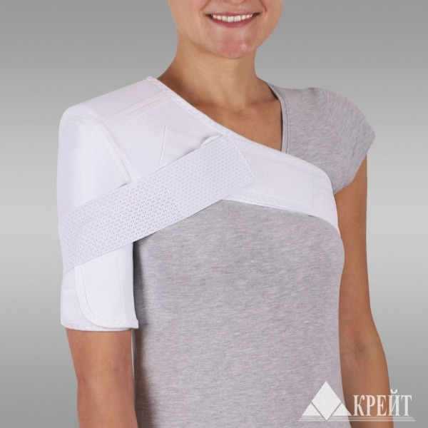 Бандаж для плеча и предплечья F-622 №4 белый