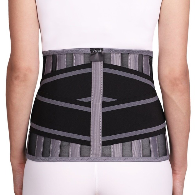 Корсет ортопедический пояснично-крестцовый Б-2507 №5, черно-серый