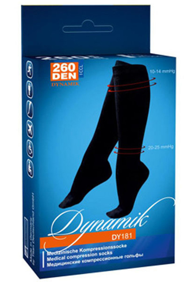 Гольфы компрессионные 260 DEN DY181/L-XL беж. (1кл.компрессии)