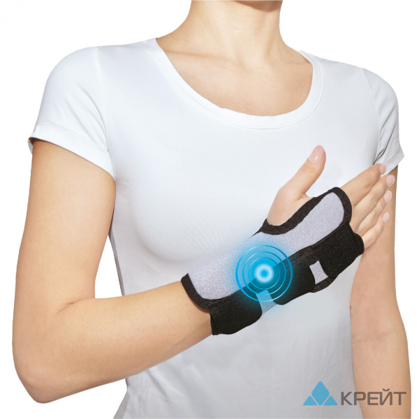 Бандаж для лучезапястного сустав с аппликатором биомагнитным медицинским А-200 №4