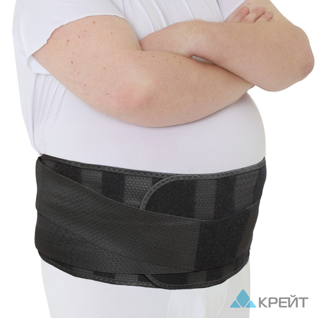Корсет ортопедический пояснично-крестцовый Б-513, №7, черный