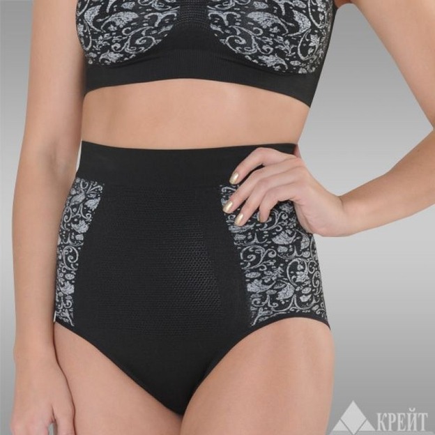 У-111 Бандаж компрессионный, №5, 48/50, черно-белый