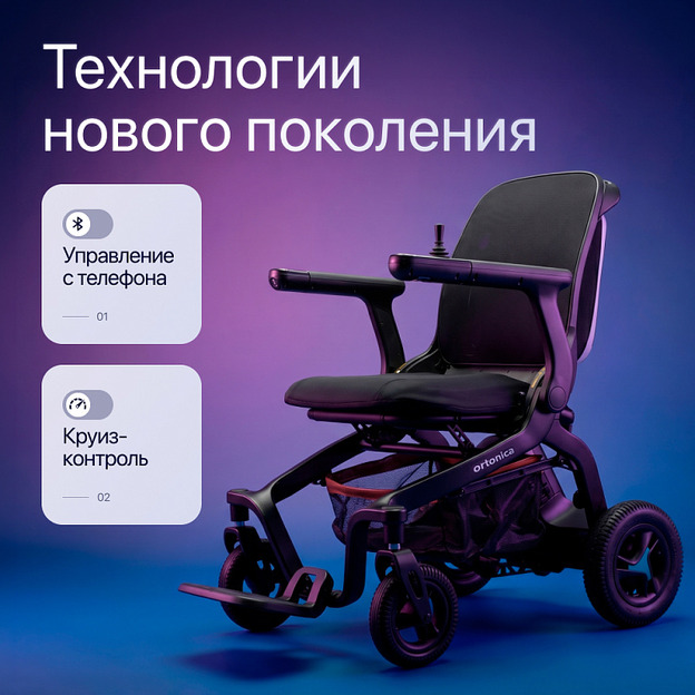 Коляска инвалидная с электроприводом Ortonica Pulse 620 (PU/18)