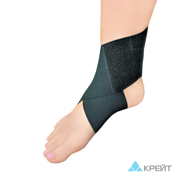 Бандаж для голеностопного сустава F-210, №4 черный