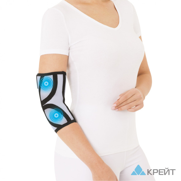 А-400 Бандаж для коленного и локтевого сустава с аппликаторами биомагнитными медицинскими №5