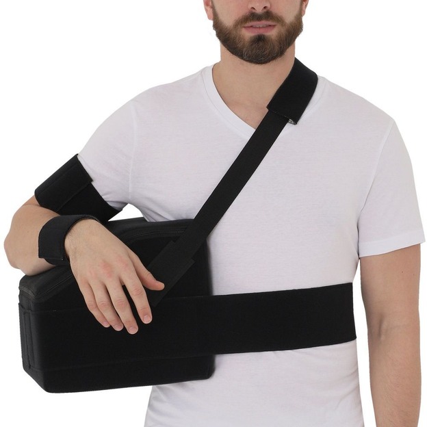 Бандаж для плеча и предплечья F-626 универсальный серый