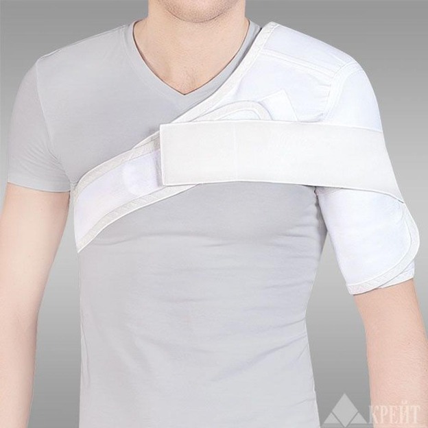 Бандаж для плеча и предплечья F-623 №4 белый