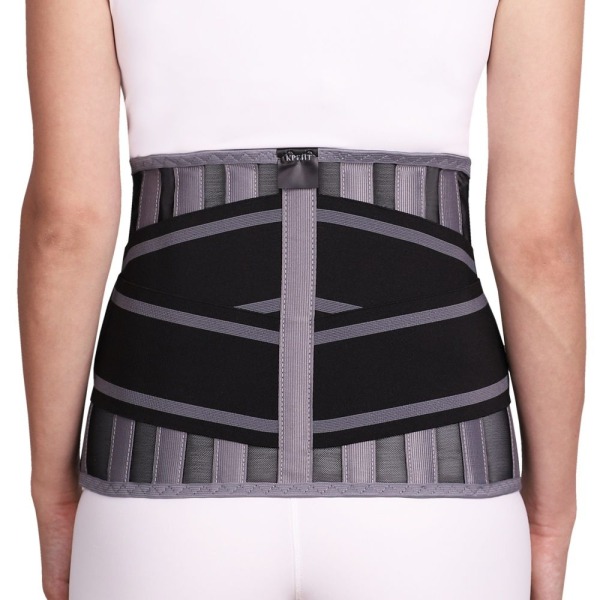 Б-2507 Корсет ортопедический пояснично-крестцовый, №5, черно-серый
