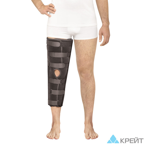 F-531 Бандаж для коленного сустава, №1, Р1 , черный