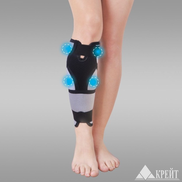 А-950/Б Бандаж для бедра и голени с аппликаторами биомагнитными медицинскими - 
