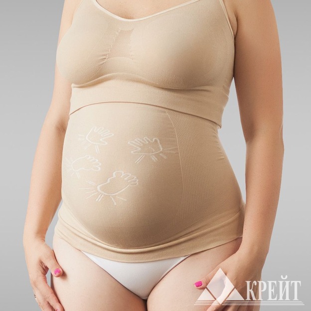 У-350 Бандаж дородовый, №6, бежевый