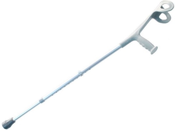 LY-937 Костыль опорный, регулируемый по высоте Krone (серый)