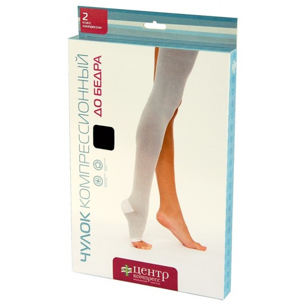 Чулок компрессия-2  (до бедра) №5