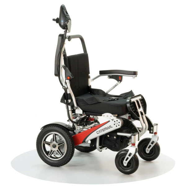 Кресло-коляска с электроприводом Caterwil Ultra Lite 45 c дополнительной фиксацией головы