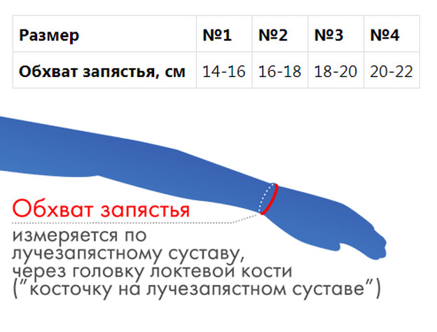 Бандаж для лучезапястного сустава У-800