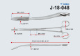 Корнцанг изогнутый 260 мм Щ-20-2 (П) J-18-048
